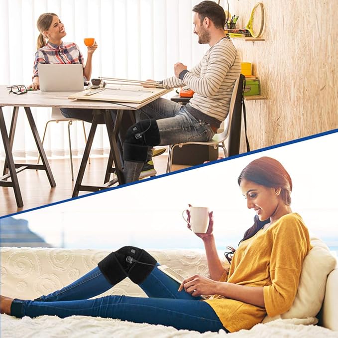 Electric heating knee pad