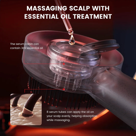 BREO scalp massaging brush