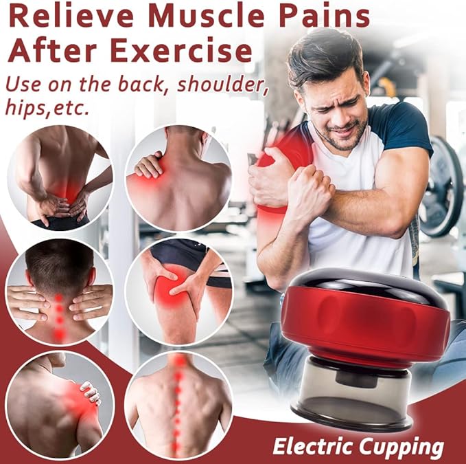 Smart cupping massager