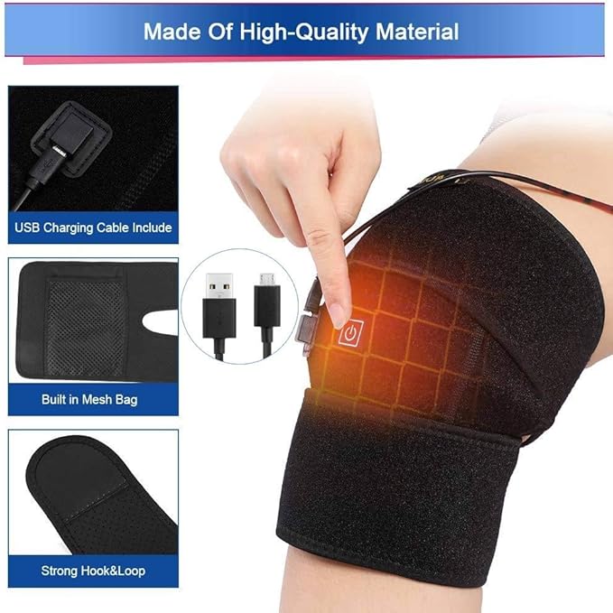 Electric heating knee pad