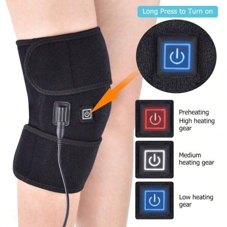 Electric heating knee pad